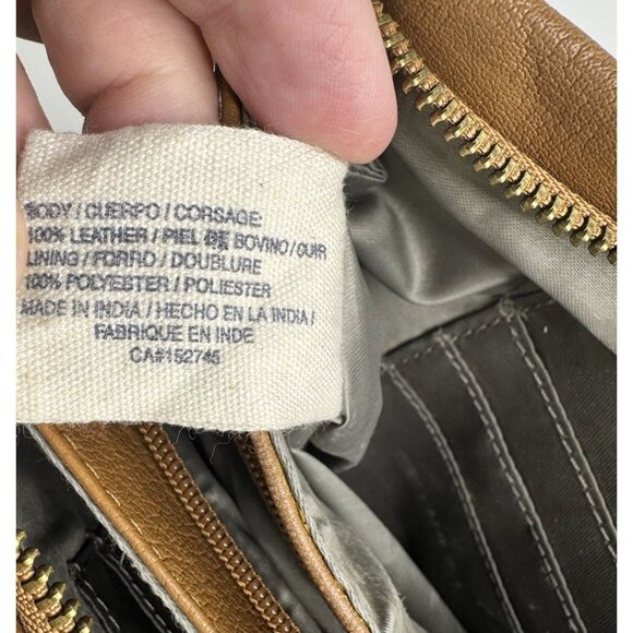 Lucky Brand Women's Brown Leather Crossbody Bag - Picture 14 of 16